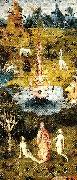 Hieronymus Bosch den vanstra flygeln i ustarnas tradgard Spain oil painting artist